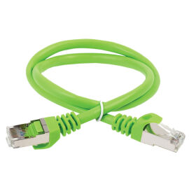 Патч-корд FTP 4 пары, Кат.6, 2хRJ45, 10м, зеленый, LSZH, ITK PC02-C6FL-10M