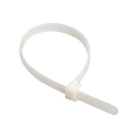 Хомут-стяжка 3,6х250мм, белый, уп.50шт, IEK UHH20-D036-250-050