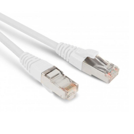 Патч-корд SF/UTP 4 пары, Кат.6, 2хRJ45, 8м, белый, LSZH, Hyperline PC-LPM-SFTP-RJ45-RJ45-C6-8M-LSZH-WH
