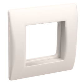 Рамка и суппорт для коробок КМКУ на 2 модуля белые, IEK CKK-40D-RSK2-K01