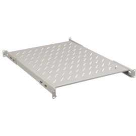 Полка стационарная 19", глубина 800мм, серая, ITK FS35-800PI-R