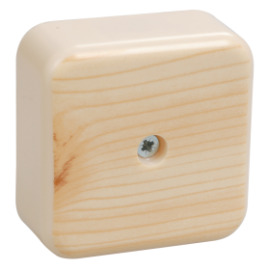 Коробка распаячная для о/п 50х50х20мм, сосна, КМ41205-04, IEK UKO10-050-050-020-K34-E