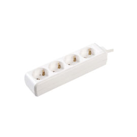 Удлинитель 4 места, 2Р+PЕ/3м, 3х1мм2, 16А/250В, IEK WYP10-16-04-03-Z-N