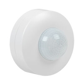 Датчик движения ДД 027, 1200Вт, 360град.,12м, IP20, белый, IEK LDD11-027-1200-001