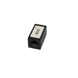 Соединитель кабельный RJ45-RJ45 (8P8C), Кат.5e (Класс D), 100МГц, Netlan EC-UCB-55-UD2-BK-10