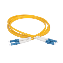Шнур оптический LC/UPC-LC/UPC, SM, 2м, Duplex, желтый, uniboot push-pull, ITK FPC09-LCUU-LCUU-C2L-2M