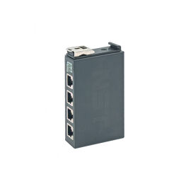 Грозозащита 4-х портовая с PoE на Din-рейку, NST NS-LP-4GP/D