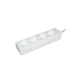 Удлинитель 4 места, 2Р/5м, 2х0.75мм2, 10А/250В, IEK WYP10-06-04-05-N