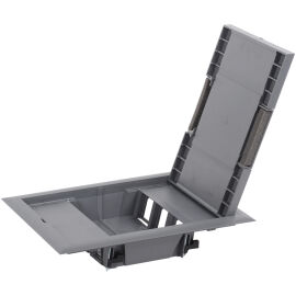 Лючок напольный на 12 модулей ONFLOOR, IЕK KNL-57-12-7012