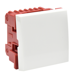 Выключатель одноклавишный ВКО-21-00-П, "ПРАЙМЕР", 2 модуля, белый, IEK CKK-40D-VO2-K01