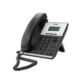 IP-телефон с 1 WAN-портом 10/100Base-TX с PoE, 1 LAN-портом 10/100Base-TX, D-Link DPH-120SE F2