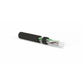 Кабель UTP 4 пары, Кат.6a, внутр., 0,58мм, LSZH, чёрный, 500м, Hyperline UUTP4-C6A-S23-IN-LSZH-BK-500