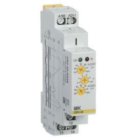Реле повыш.напряжения ORV.1ф 24-48 В AC/DC, IEK ORV-02-AD48