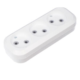 Розетка 3 гнезда, без заземления, REXANT 11-8703