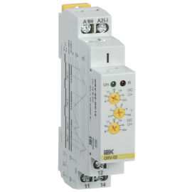 Реле повыш.напряжения ORV.1ф 12 В DC, IEK ORV-02-DC12
