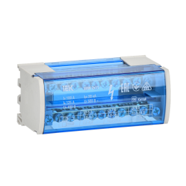Шины на DIN-рейку в корпусе (кросс-модуль) ШНК 2х11 L+PEN, IEK YND10-2-11-050