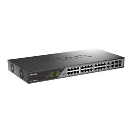 Коммутатор управляемый L2, PoE-бюджет 370 Вт, D-Link DSS-200G-28MP