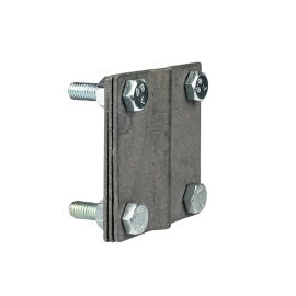 Зажим полоса-прут, 3 пластины 70x70мм, HZ PROxima, EKF lp-g3101