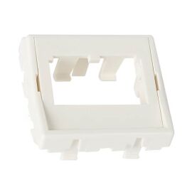 Панель лицевая для 2х мод., MINI COM, 45*45 мм.+ панель плоская (белая), PANDUIT CFPFF2AW