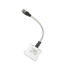 Разветвитель RJ-45 4Pr.T568A/T568B - 2x2Pr.10BASE-T, Hyperline SPL-YT4-E2-E2