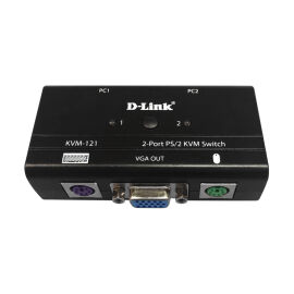 Переключатель с портами VGA и PS/2, D-Link KVM-121