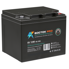 Батарея аккумуляторная CK-1240, (12В, 40Ач), Восток PRO 4614050020017