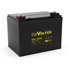 Батарея аккумуляторная GPL 1233, (12В, 33Ач), REVOLTER 4614040030036