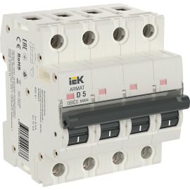 ARMAT Автоматический выключатель M06N 4P D 5А IEK