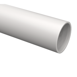 Труба ПВХ гладкая жесткая, d25, 2м, белая, уп.50м, IEK CTR10-025-K01-2-050
