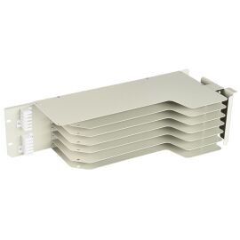 Блок кроссовый 19" 3U на 6 модулей П КБ6-П ВОКС-ФП (корпус), ССД 131004-00173