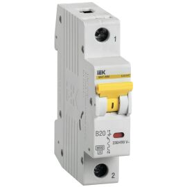 KARAT Автоматический выключатель ВА47-60M 1P B 20А 6кА IEK