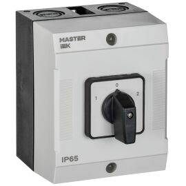 Переключатель кулачковый в боксе стандартная рукоятка 63А схема 53 IEK