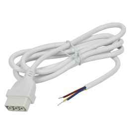 PRO Кабель питания 1,5м белый для PRO светильника светодиодного линейного 1020 и 1022 IEK