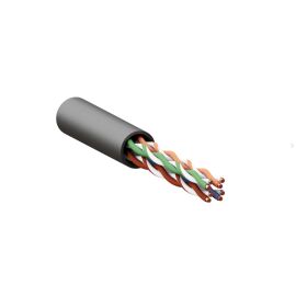 Кабель UTP 4 пары, Кат.5e, внеш., 0,45мм, LDPE, черный, 305м, TERACOM TRC-5EUTP-04PE-BK-OUT3