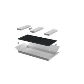 Дверь металлическая для шкафа 19", 28U, 600мм, черная, LINEA N, ITK LN05-28U6X-DM