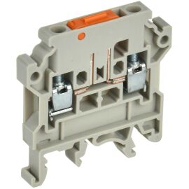 ARMAFIX Клемма винтовая CTS-DT измерит. нож. разм. 4мм2 серая IEK