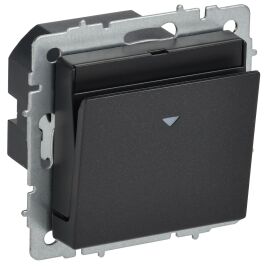 BRITE Выключатель карточный 30А ВС10-1-8-БрЧ черный IEK