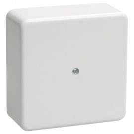 Коробка распаячная для о/п 75х75х28мм белая, КМ41215-01, IEK UKO10-075-075-028-K01-E