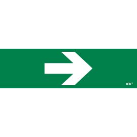 Этикетка самоклеящаяся 310х90мм "Направляющая стрелка" IEK