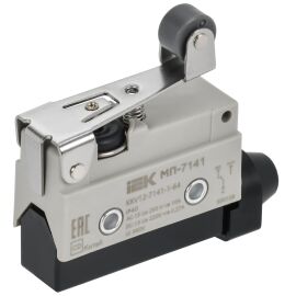 Микропереключатель концевой МП-7141 укороченный рычаг с роликом IP40 IEK