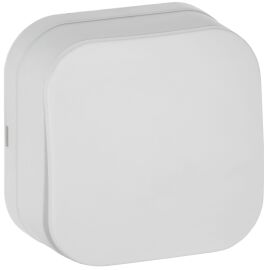 GLORY Выключатель 1-клавишный для открытой установки 10А ВС20-1-0-ХБм белый матовый IEK