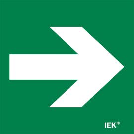Этикетка самоклеящаяся 150х150мм "Направляющая стрелка" IEK