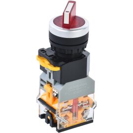 Переключатель D8-11XD2 на 2 положения 1NO+1NC с подсветкой красный IEK