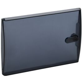 TEKFOR Дверца для корпуса пластикового ЩРН(В)-П-8 IP41 черная прозрачная IEK