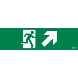 Этикетка самоклеящаяся 310х90мм "Фигура/стрелка вверх вправо" IEK