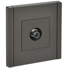 FORTE&PIANO Розетка TV проходная FP329 серый IEK