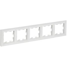BRITE Рамка 5-местная РУ-5-БрАБ арктический белый IEK