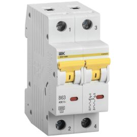KARAT Автоматический выключатель ВА47-60M 2P D 32А 6кА IEK