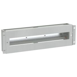 ITK Панель электрораспределительная с вырезом 19" 3U с DIN-рейкой серая