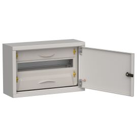 TITAN 5 Корпус металлический ЩРн-18 (1х18) 268х420х140мм IP31 серый (одна дверь) IEK